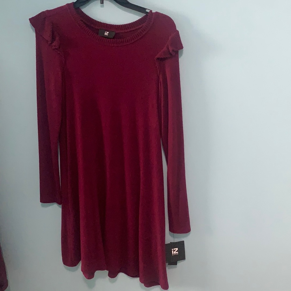 iZ Byer Women’s Plum Dress- Medium